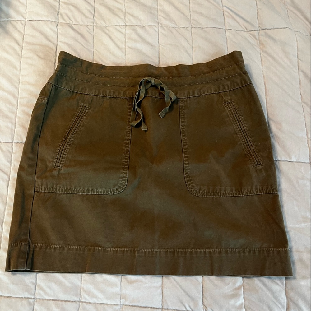 J. Crew Olive Skirt